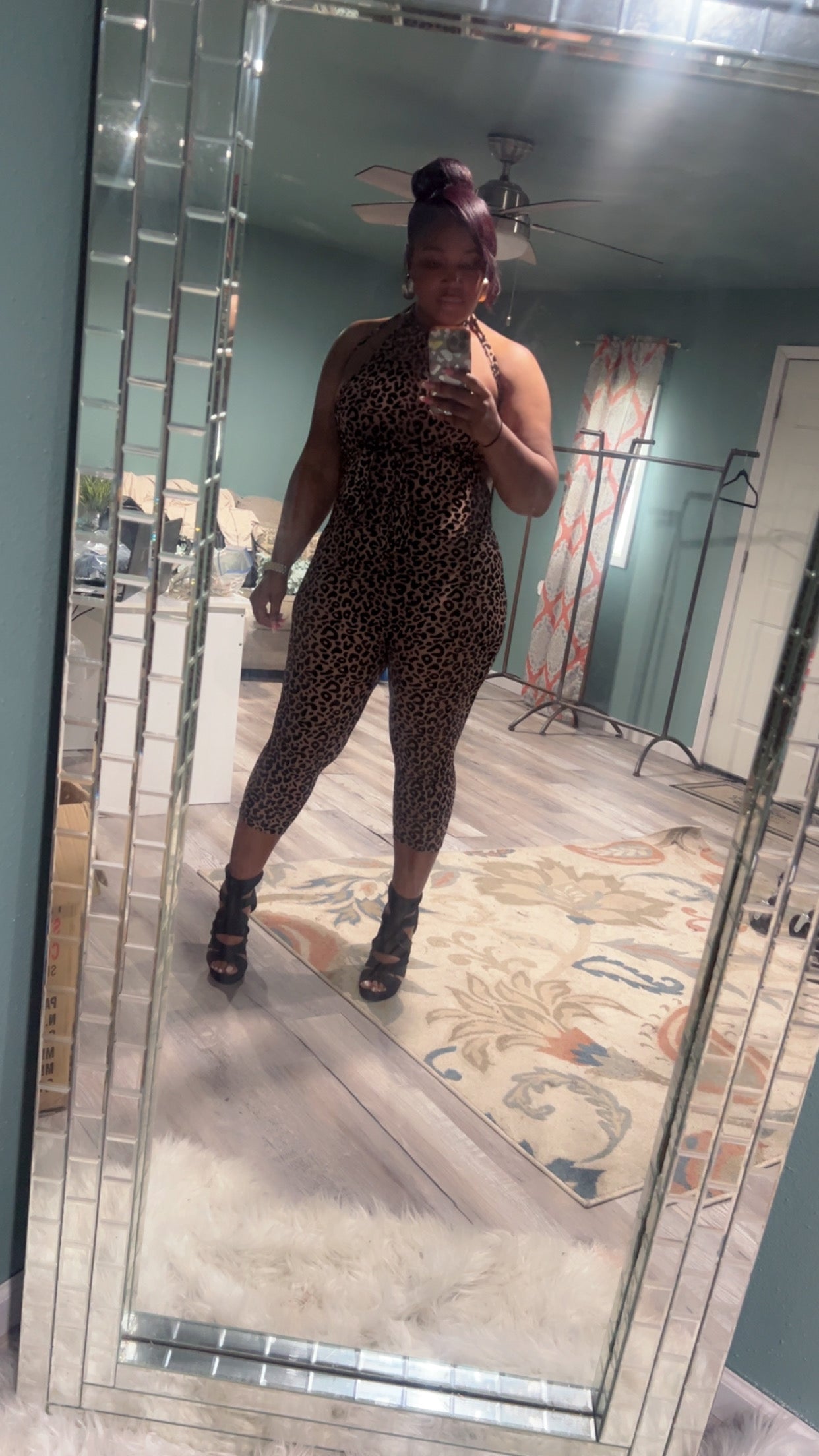 Leopard Romper